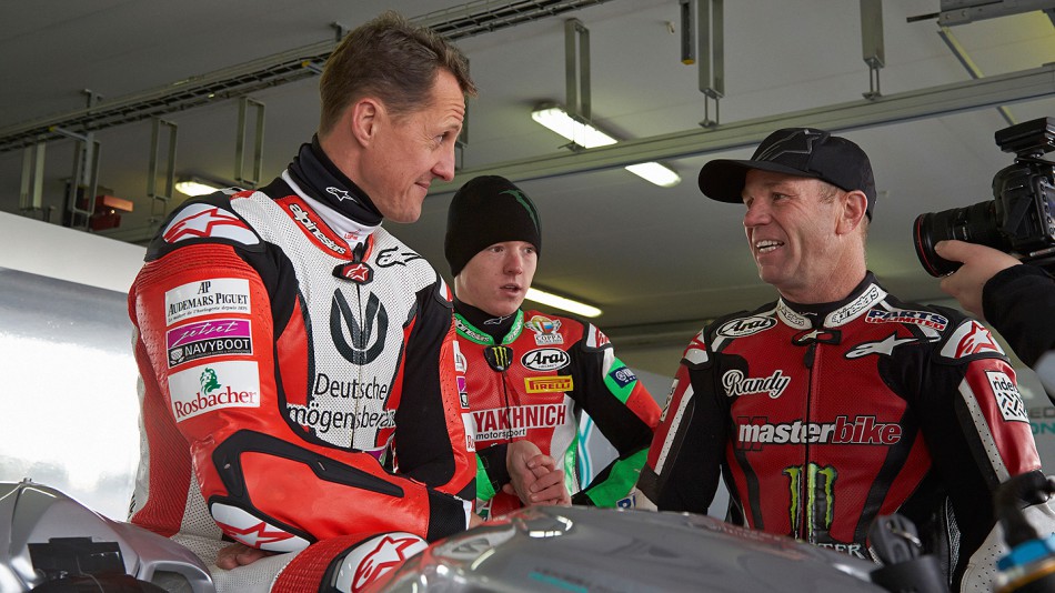 Schumacher, Mamola - Paul Ricard Circuit