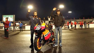 Pedrosa and Márquez to unveil 2013 RC213V livery in Madrid