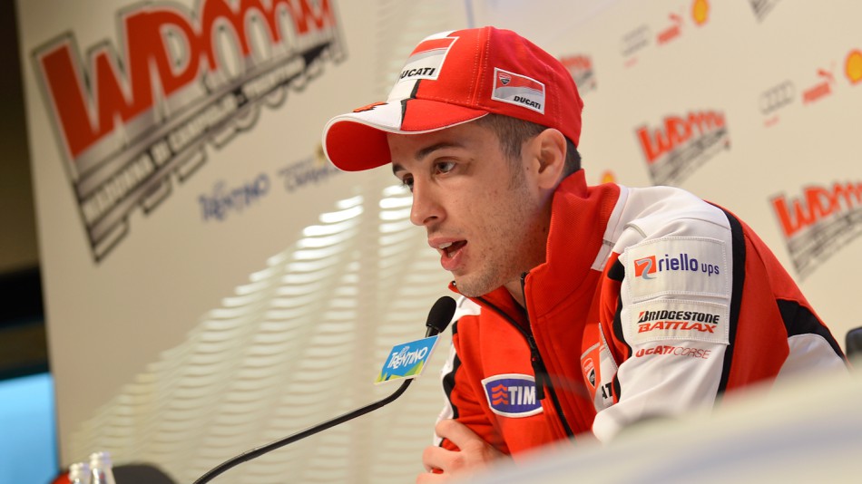 Adnrea Dovizioso, Ducati Team, Wrooom 2013
