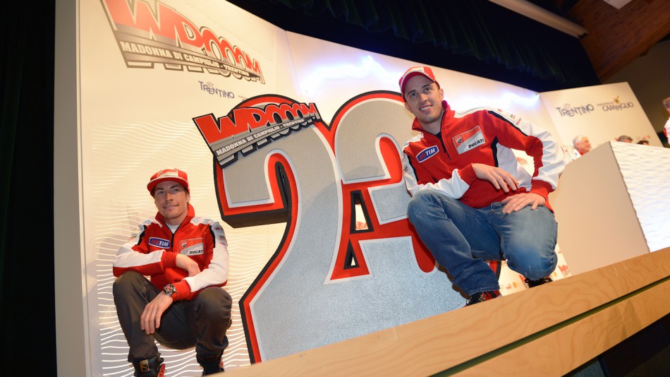 Nicky Hayden, Andrea Dovizioso, Ducati Team, Wrooom 2013