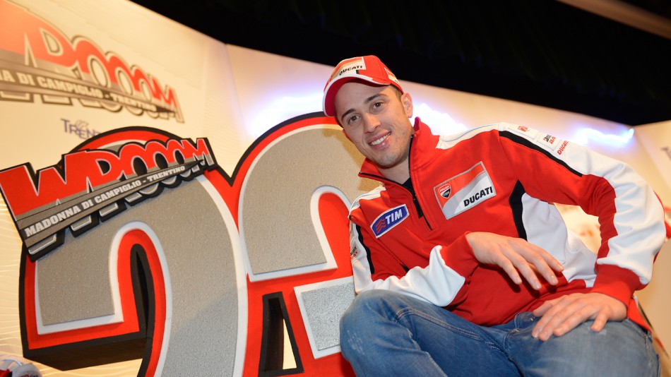 Adnrea Dovizioso, Ducati Team, Wrooom 2013