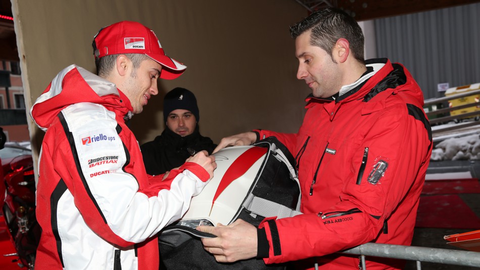 Adnrea Dovizioso, Ducati Team, Wrooom 2013
