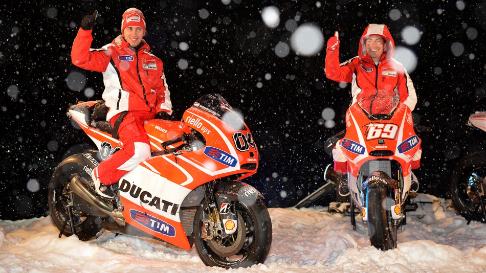 Andrea Dovizioso & Nicky Hayden, Ducati Team - Wrooom 2013