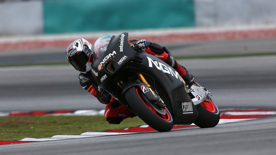 Claudio Corti, NGM Mobile Forward Racing - Sepang Official MotoGP Test