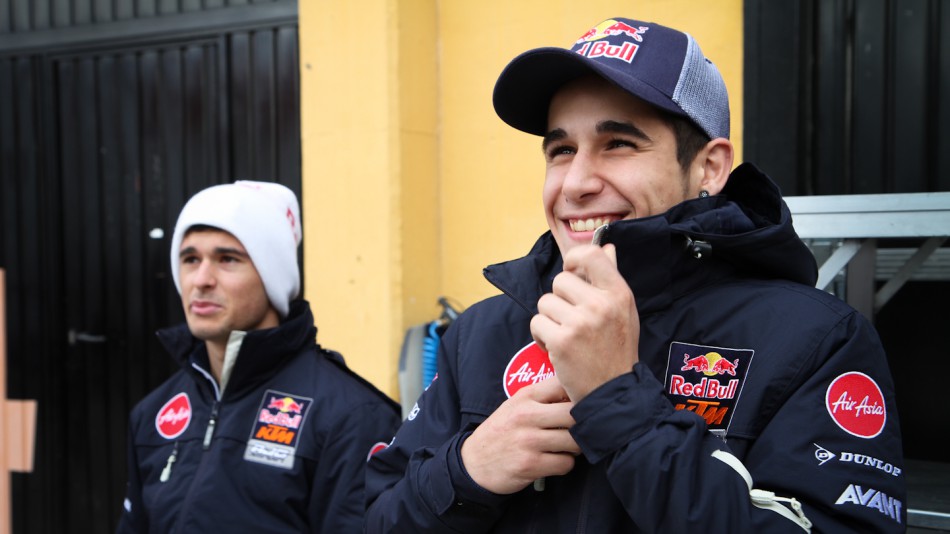 Luis Salom, Arthur Sissis, Red Bull KTM Ajo - Valencia Test