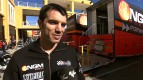 De Angelis improves on second day