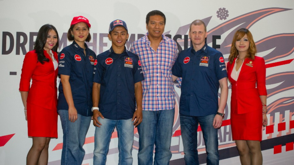 Zulfahmi Khairuddin, Red Bull KTM Ajo, 2013 project presentation, Malaysia