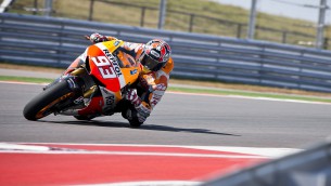 Márquez completes triple as COTA test ends