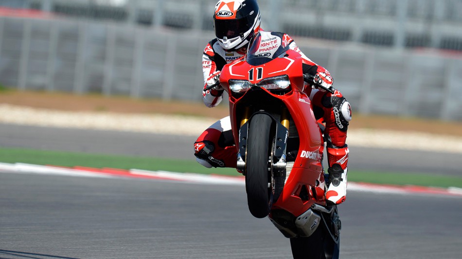 Ben Spies - COTA Ducati Panigale launch