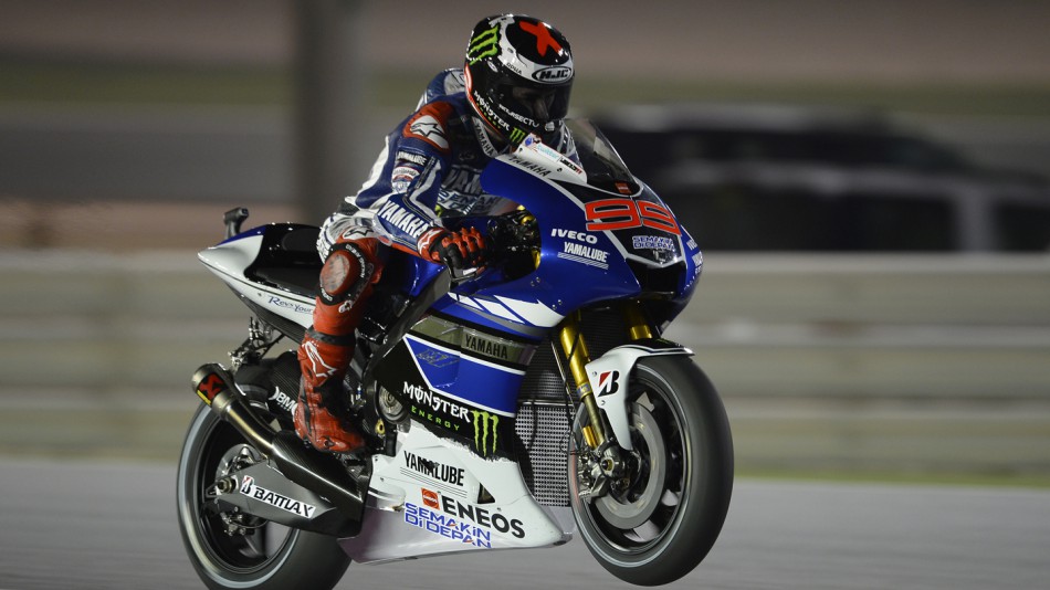 Jorge Lorenzo, Yamaha Factory Racing, Qatar FP1