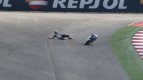 Americas 2013 - Moto2 - WUP - Action - Randy Krummenacher - Crash
