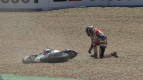 Difficult weekend ends with crash for Bradl