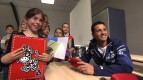 De Puniet visits Pierre de Ronsard school in Le Mans