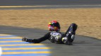 Le Mans 2013 - Moto2 - FP1 - Action - Louis Rossi - Crash
