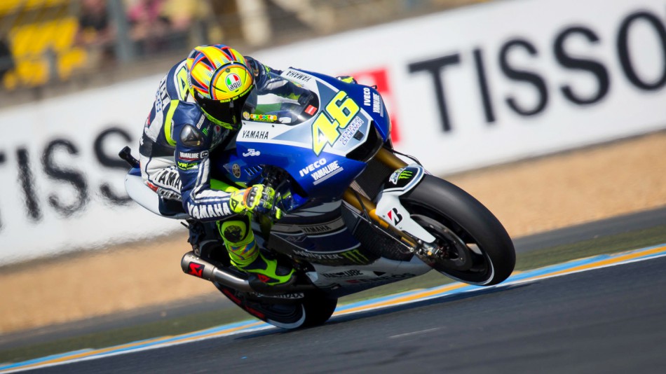 Valentino Rossi, Yamaha Factory Racing, Le Mans FP2