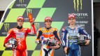 Dovizioso, Marquez, Lorenzo, Ducati Team, Repsol Honda Team, Yamaha Factory Racing, Le Mans Q2