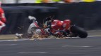 Le Mans 2013 - Moto2 - FP3 - Action - Steven Odendaal - Crash