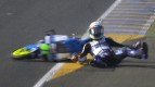 Le Mans 2013 - Moto3 - FP3 - Action - Brad Binder - Crash