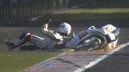 Le Mans 2013 - Moto3 - FP3 - Action - Romano Fenati - Crash