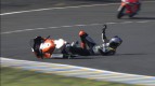 Le Mans 2013 - Moto3 - FP3 - Action - Florian Alt - Crash
