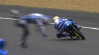 Le Mans 2013 - Moto3 - Q1 - Action - Danny Webb - crash