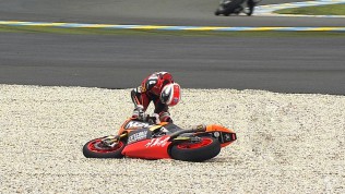 Le Mans 2013 - Moto2 - WUP - Action - Mattia Pasini - Crash