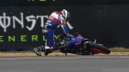 Le Mans 2013 - Moto3 - RACE - Action - Hyuga Watanabe - Crash