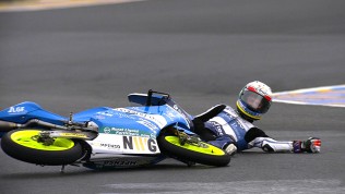 Le Mans 2013 - Moto3 - WUP - Action - Brad Binder - Crash