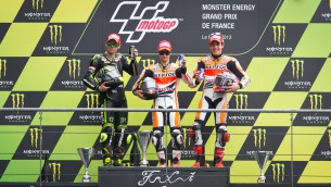 Crutchlow, Pedrosa, Marquez, Monster Yamaha Tech 3, Repsol Honda TEam, Le Mans RAC
