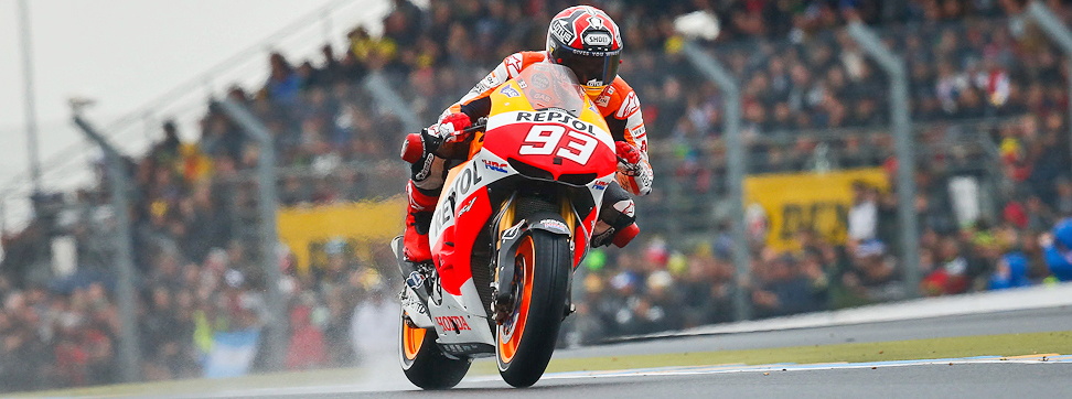 Márquez in Frankreich erneut auf dem Podium  