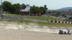 Catalunya 2013 - Moto2 - FP1 - Action - Anthony West - Crash