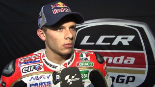 Bradl debuts 2014 Honda on 'lost day'