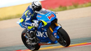 Randy de Puniet, Suzuki, Aragon Test