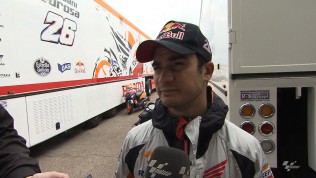 Pedrosa has first taste of 2014 Honda