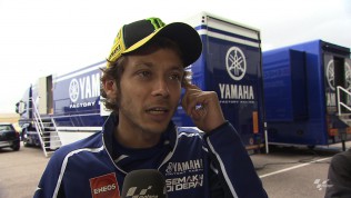 Rossi more upbeat at Aragon test