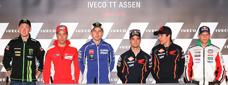 La rueda de prensa del Iveco TT Assen