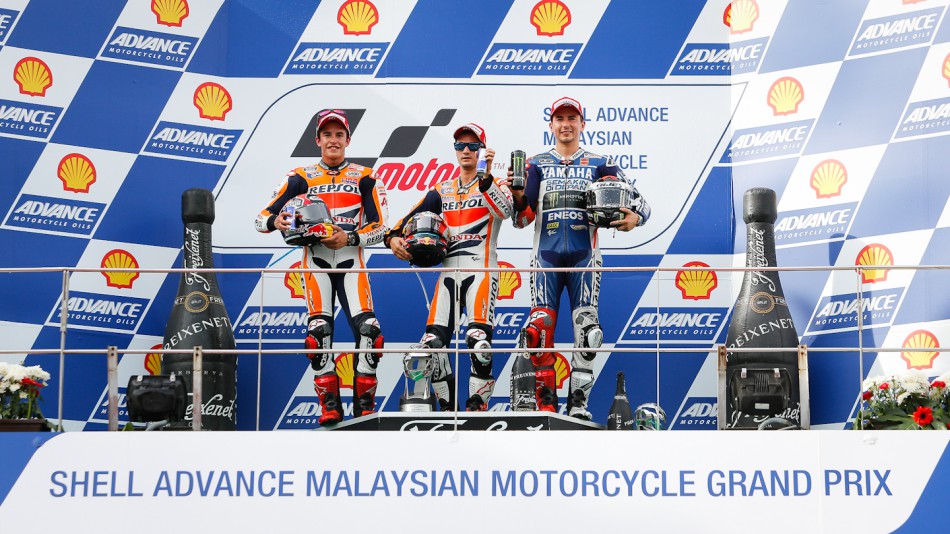 Marquez, Pedrosa, Lorenzo, Repsol Honda Team, Yamaha Factory Racing, Sepang RAC