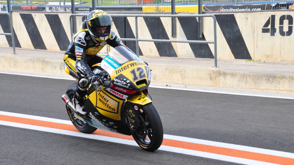 Thomas Luthi, Interwetten Paddock Moto2 Racing, Test Valencia Moto2