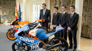 world champions visit the president of the spanish goverment