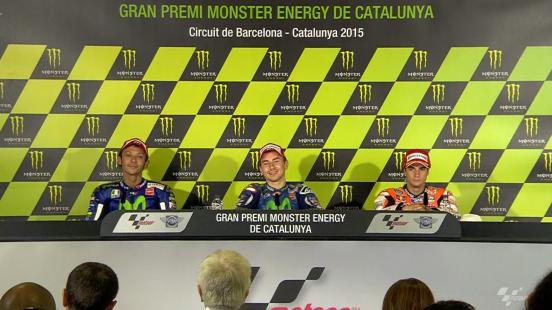 The fastest MotoGP riders from the race talk to the press about the results.