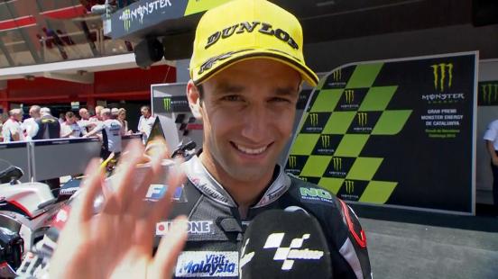 Johann Zarco wins in Barcelona-Catalunya Circuit overtaking Rabat at the end.