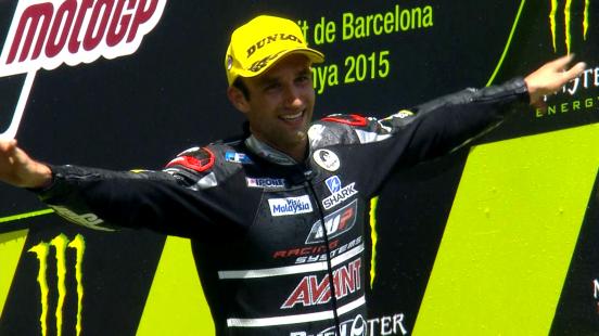 Johann Zarco mounts a spectacular comeback to take his second win of the season on the very last lap at the Catalan GP.