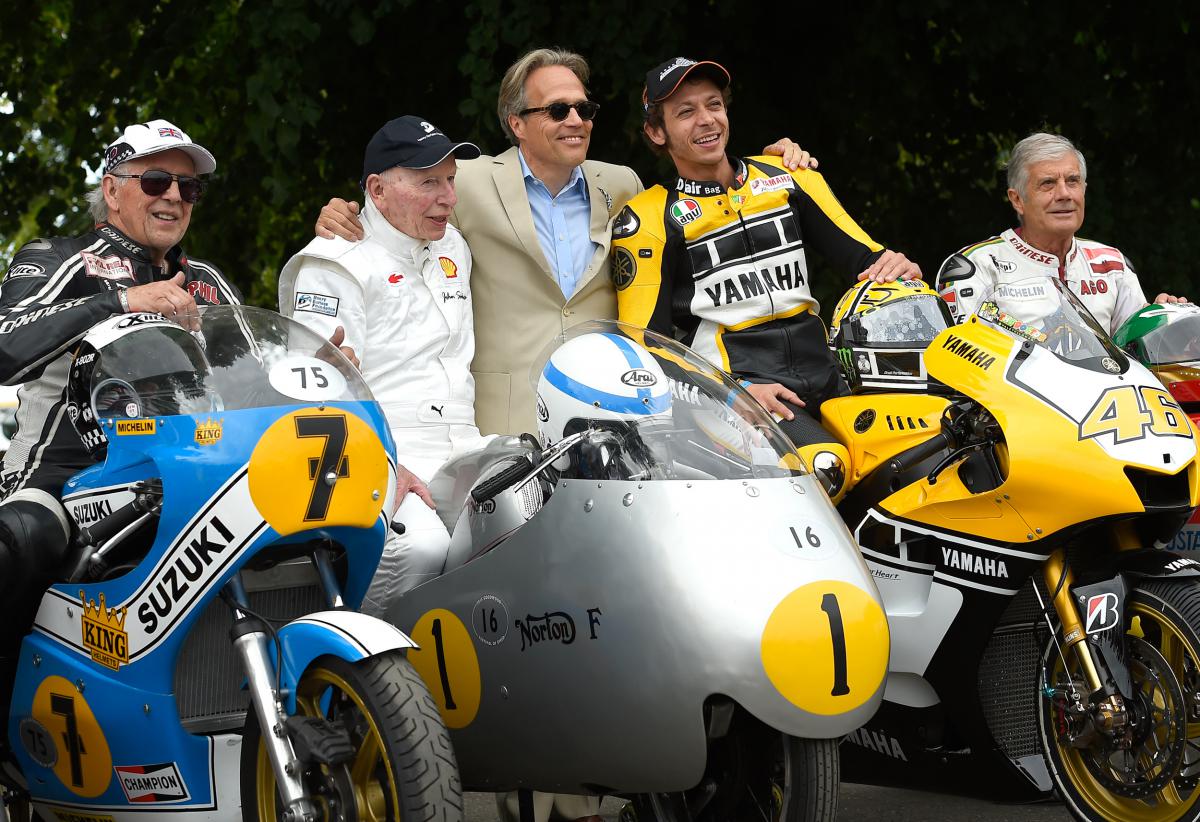 valentino rossi rocks 2015 goodwood festival of speed