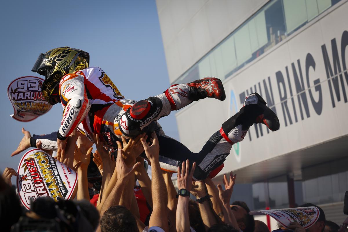 Gelar Juara Dunia MotoGP Tersemat Di Satu Nama Marquez VIVA