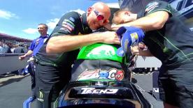 Johann Zarco lit up the crowd at Le Mans, taking his 1st podium on his 5th GP in the premier class