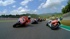 Enjoy the MotoGP™ race start from the point of view of various riders.