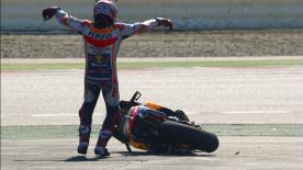 A detailed look at the cause and effect of the noteworthy crashes of the #CatalanGP.