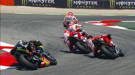 An explanation of some of the most remarkable overtakes that took place at the #CatalanGP.