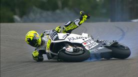 A detailed look at the cause and effect of the noteworthy crashes of the #GermanGP.