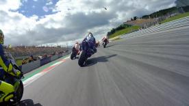Enjoy the MotoGP™ race start from the point of view of various riders.